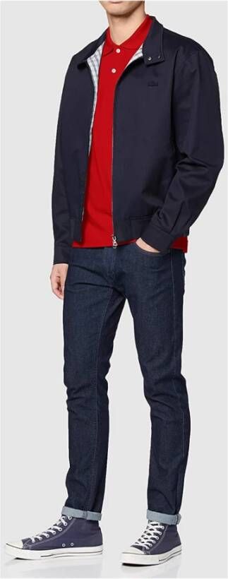 Lacoste Klassieke Logo Polo Shirt Rood Heren