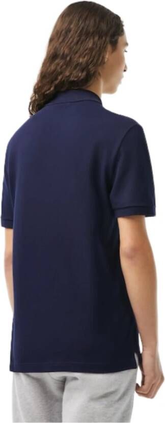 Lacoste Klassieke Navy Blauwe Polo Shirt Blauw Heren