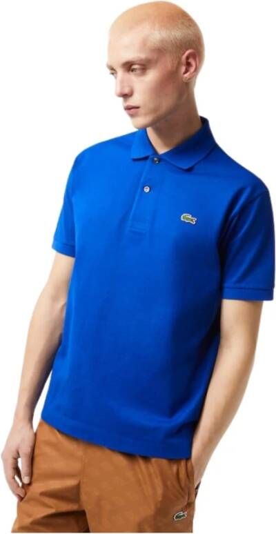 Lacoste Klassieke Polo Shirt Blauw Heren