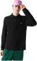 LACOSTE Heren Polo's & T-shirts 1hp2 Men Long Sleeved Best Polo Zwart - Thumbnail 13