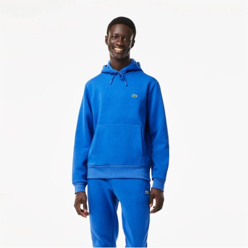 Lacoste Milieuvriendelijke Heren Hooded Jogger Sweatshirt Blauw Heren