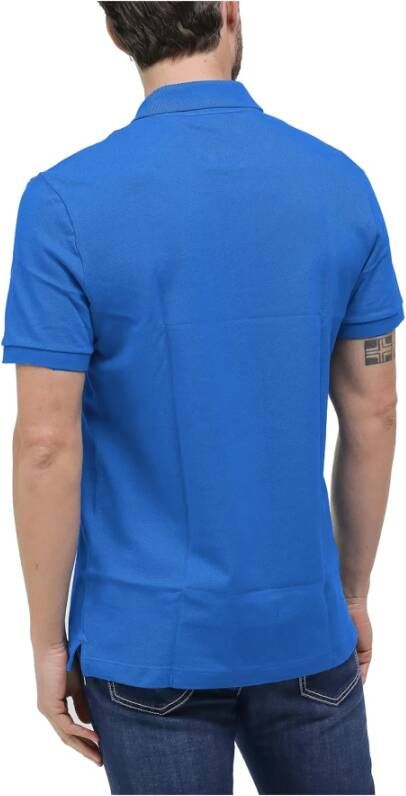 Lacoste Blauw Slim Fit Polo Shirt Blauw Heren