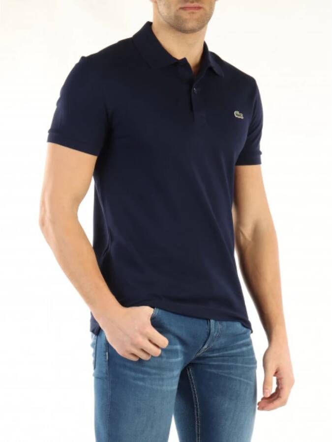 Lacoste Polo Shirts Blauw Heren