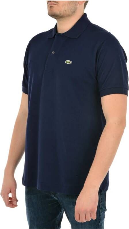 Lacoste Blauw Regular Fit Polo Shirt voor Heren Blauw Heren