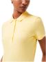 Lacoste Gele Slim Fit Katoenen Polo Shirt Geel Dames - Thumbnail 2