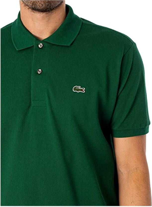 Lacoste Klassiek Groen Polo Shirt Groen Heren