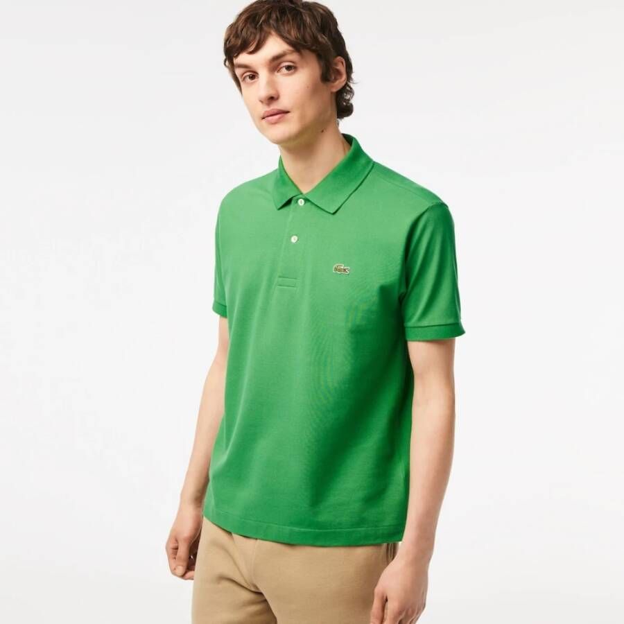Lacoste Klassiek Polo Shirt Groen Heren