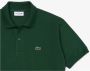 Lacoste Groene Geribbelde Kraag en Mouw T-shirts en Polos Groen Heren - Thumbnail 12