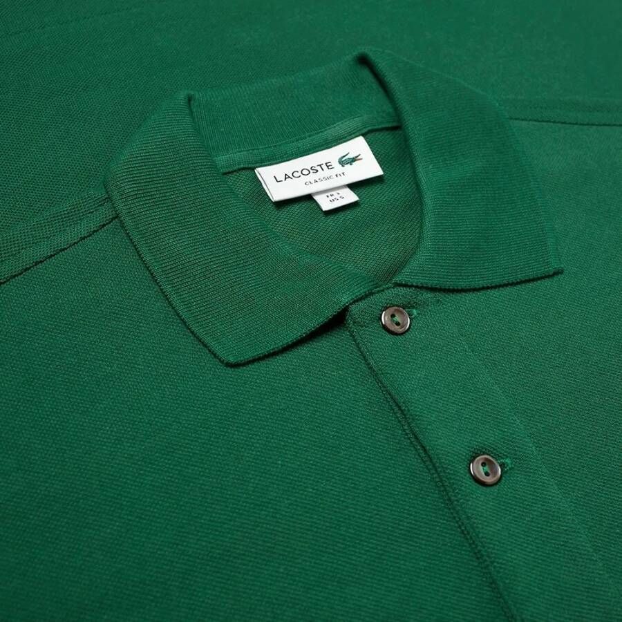 Lacoste Klassieke Groene Polo Shirt Groen Heren