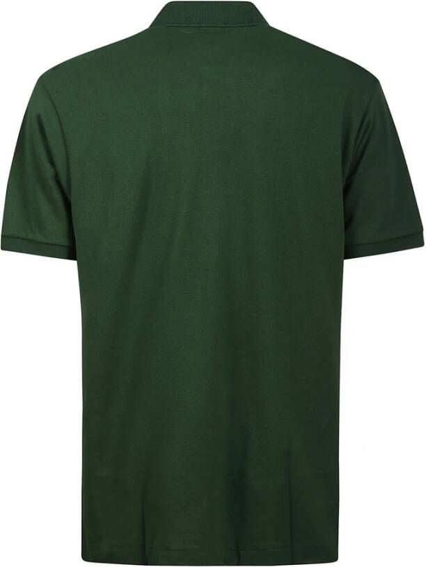 Lacoste Groen Katoenen Polo Shirt Groen Heren