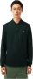 LACOSTE Heren Polo's & T-shirts 1hp2 Men Long Sleeved Best Polo Donkergroen - Thumbnail 11