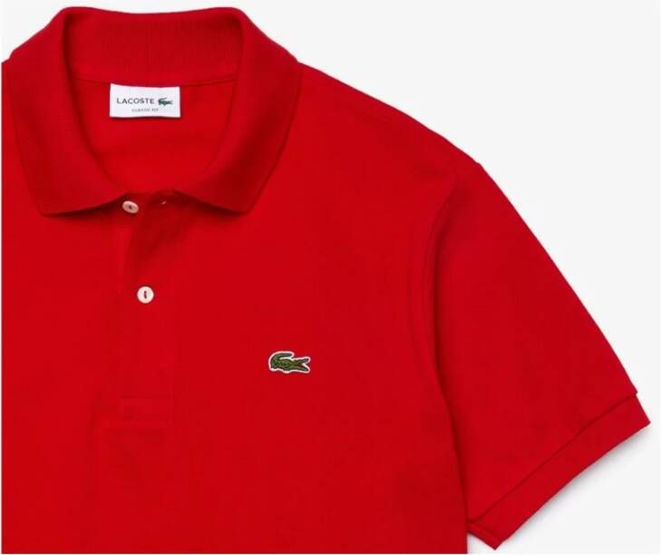 Lacoste Polo Shirt Rood Heren