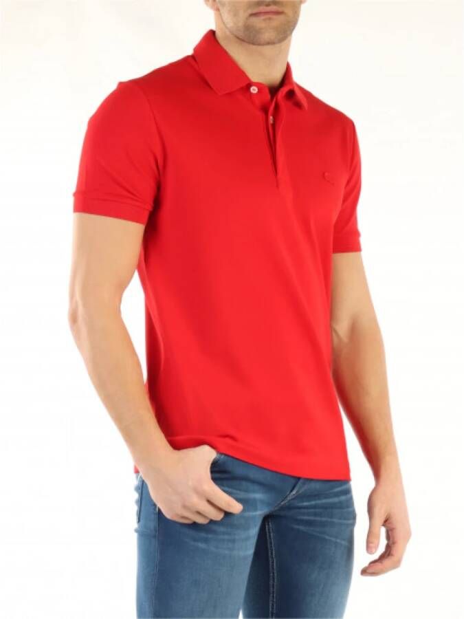 Lacoste Polo Shirts Rood Heren