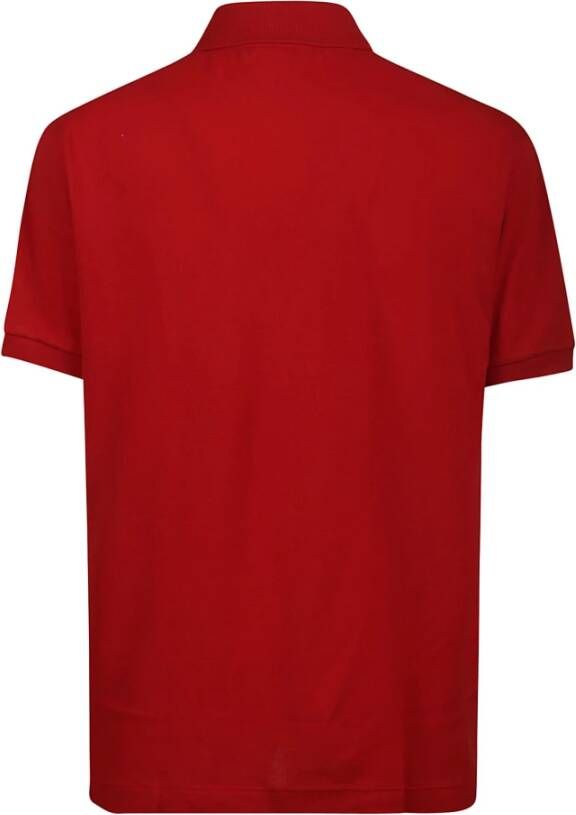 Lacoste Klassiek Rood Katoenen Polo Shirt Rood Heren