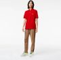 Lacoste Heren Polo Shirt van hoge kwaliteit katoen Red Heren - Thumbnail 5