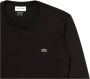 Lacoste Klassieke Heren Sweatshirt met Lange Mouwen Black Heren - Thumbnail 2