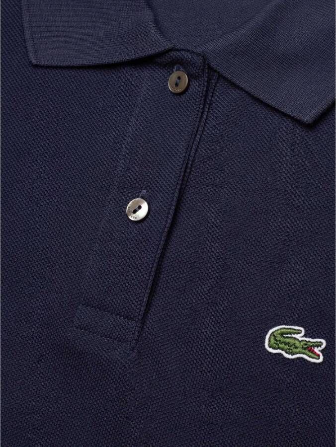 Lacoste Dames Polo Shirt met Iconisch Logo Blauw Dames