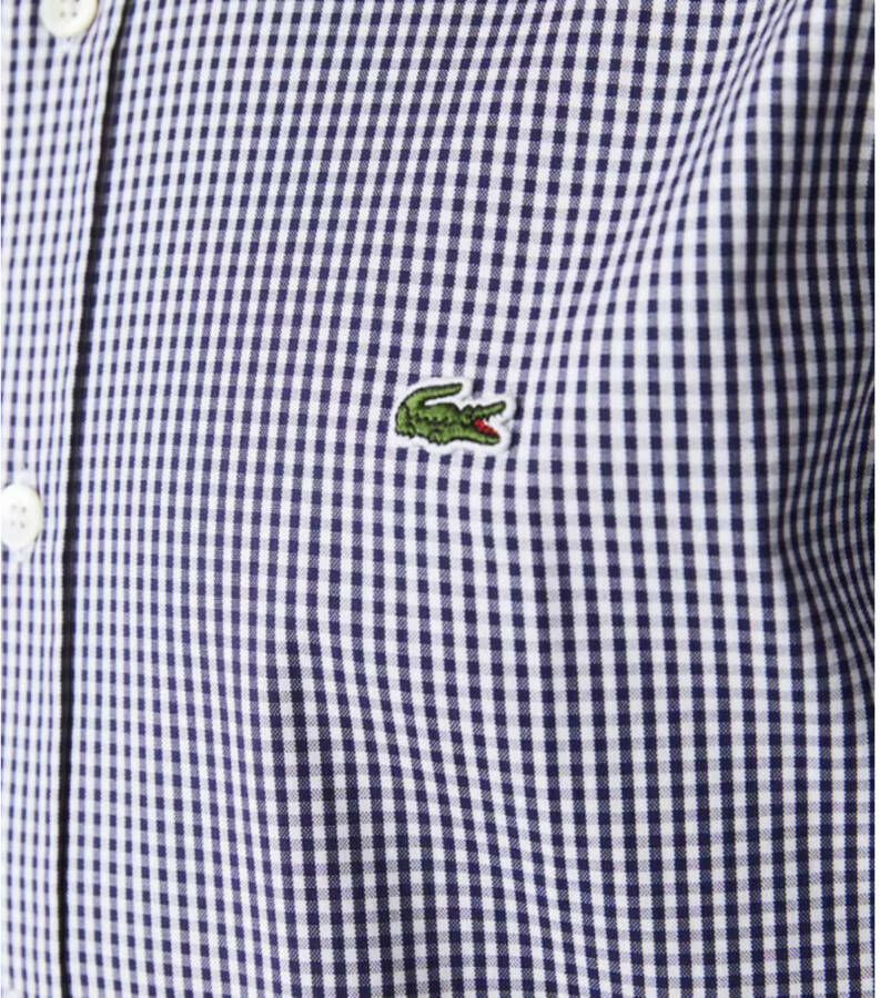 Lacoste Shirt Blauw Heren