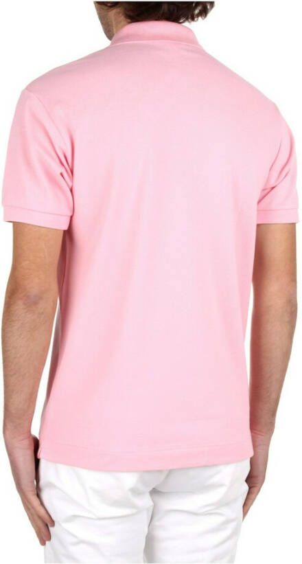 Lacoste Short sleeve shirt 1212 Roze Heren