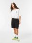 Lacoste Zwarte Katoenen Sweatshorts Krokodil Geborduurd Black Heren - Thumbnail 6