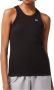 Lacoste Geribbelde top met logopatch Black Dames - Thumbnail 4