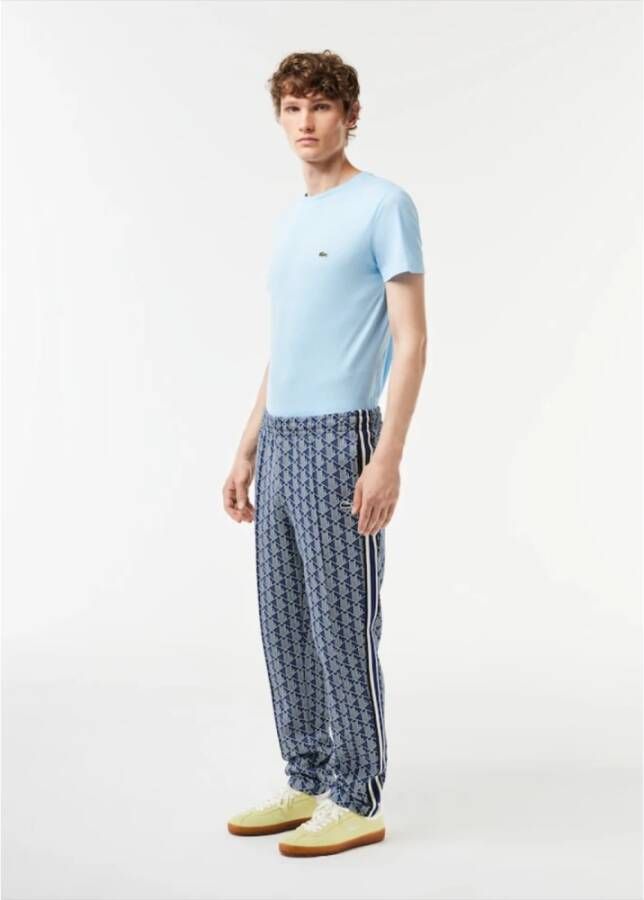 Lacoste Monogram Urban Joggers Blauw Heren