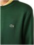 Lacoste Geborsteld biologisch katoenen sweatshirt Green Heren - Thumbnail 10