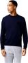 Lacoste Iconische Katoenen Sweatshirt Blauw Blue Heren - Thumbnail 4