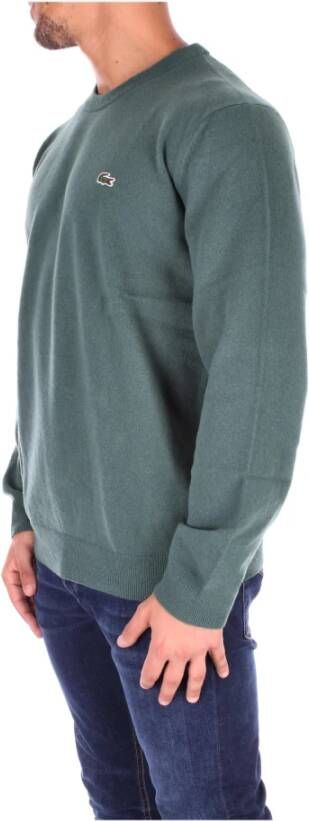 Lacoste Groene Heren Sweatshirt van Wolmix Groen Heren