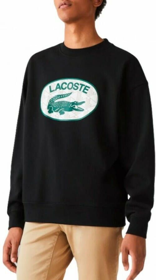 Lacoste Sweatshirt Zwart Heren