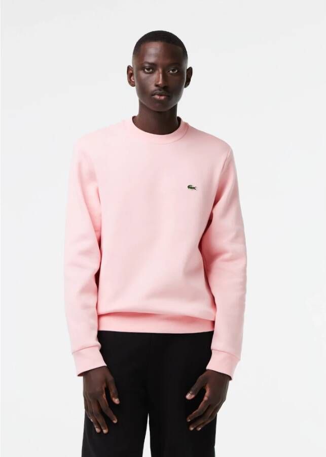 Lacoste Iconische Sweatshirt in Roze Heren