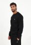 Lacoste Zwarte Casual Sweater met Geribbelde Zoom en Manchetten Black Heren - Thumbnail 14