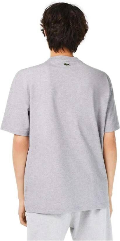 Lacoste T-Shirt Camiseta Tee-Shirt Grijs Heren