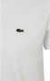 Lacoste Short Sleeved Crew Neck T-shirts Kleding white maat: XXL beschikbare maaten:S M L XL XXL - Thumbnail 14