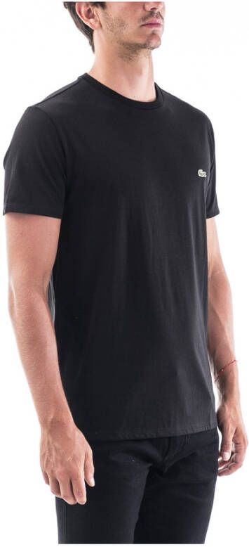 Lacoste t-shirt Zwart Heren