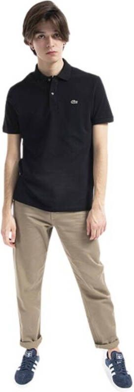 Lacoste Heren Slim Fit Polo Shirt Zwart Heren