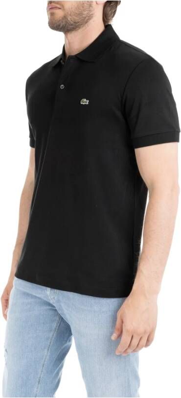Lacoste Polo Shirt Zwart Heren