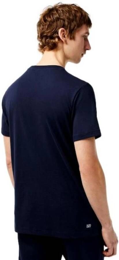 Lacoste Heren Sport T-Shirt Th5156 Blauw Heren