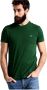 Lacoste Verts Korte Mouw Katoenen T-Shirt Green - Thumbnail 9