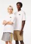 Lacoste Witte Krokodil T-shirt voor Mannen en Vrouwen Wit Heren - Thumbnail 3