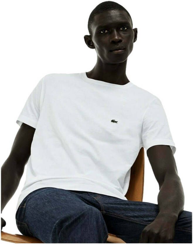 Lacoste T-shirts Wit Heren