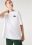 Lacoste Witte Krokodil T-shirt voor Mannen en Vrouwen Wit Heren - Thumbnail 4