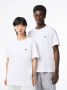 Lacoste Klassiek Unisex T-Shirt met Micro Logo White Heren - Thumbnail 2
