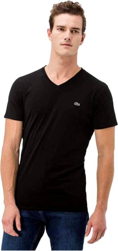 Lacoste Stijlvolle Heren T-Shirts Collectie Zwart Heren