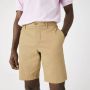 Lacoste Gemoderniseerde Slim Fit Stretch Katoenen Bermuda Shorts Beige Heren - Thumbnail 2
