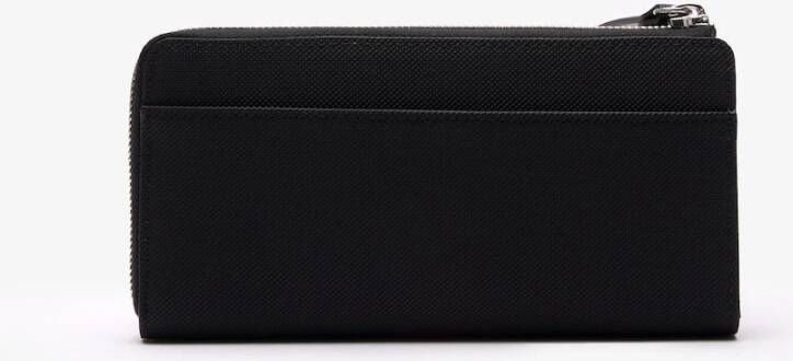 Lacoste Elegant Portemonnee met Meerdere Zakken Zwart Dames