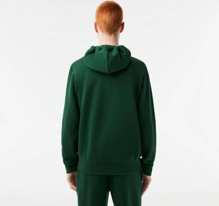 Lacoste Zip-throughs Stijlvolle en Functionele Jassen Groen Heren
