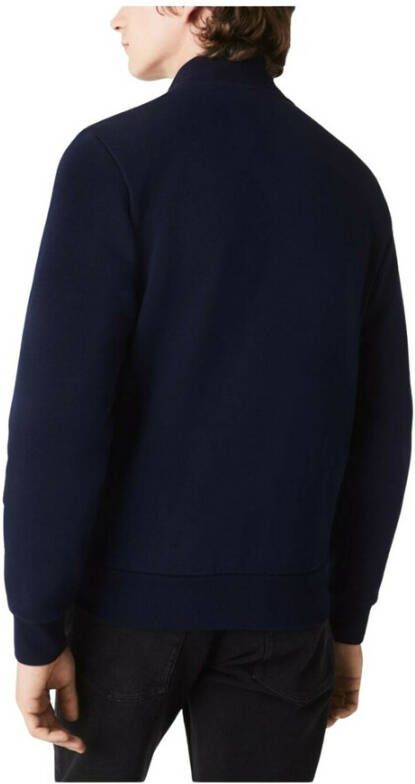 Lacoste Sweatshirt met rits Blauw Heren