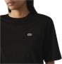 Lacoste Zwarte T-shirts en Polos Zwart Dames - Thumbnail 2