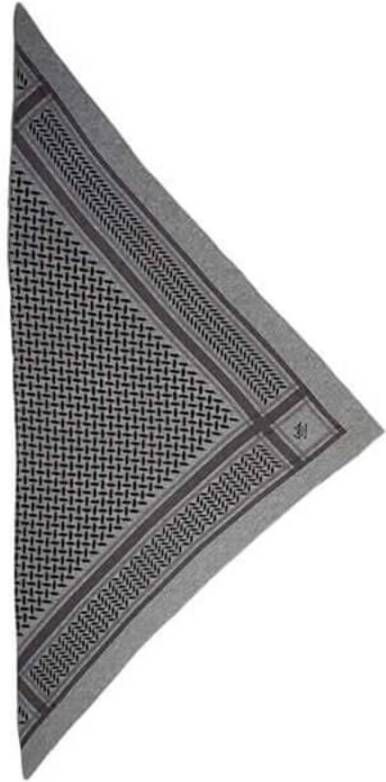 Lala Berlin Triangle Trinity Classic M Scarf Grijs Dames